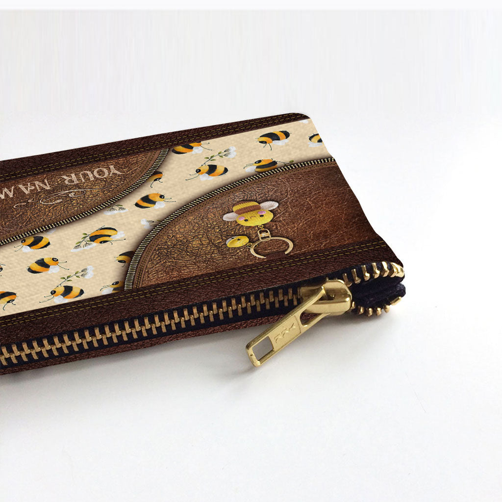 Bee Happy - Personalized Bee Pouch