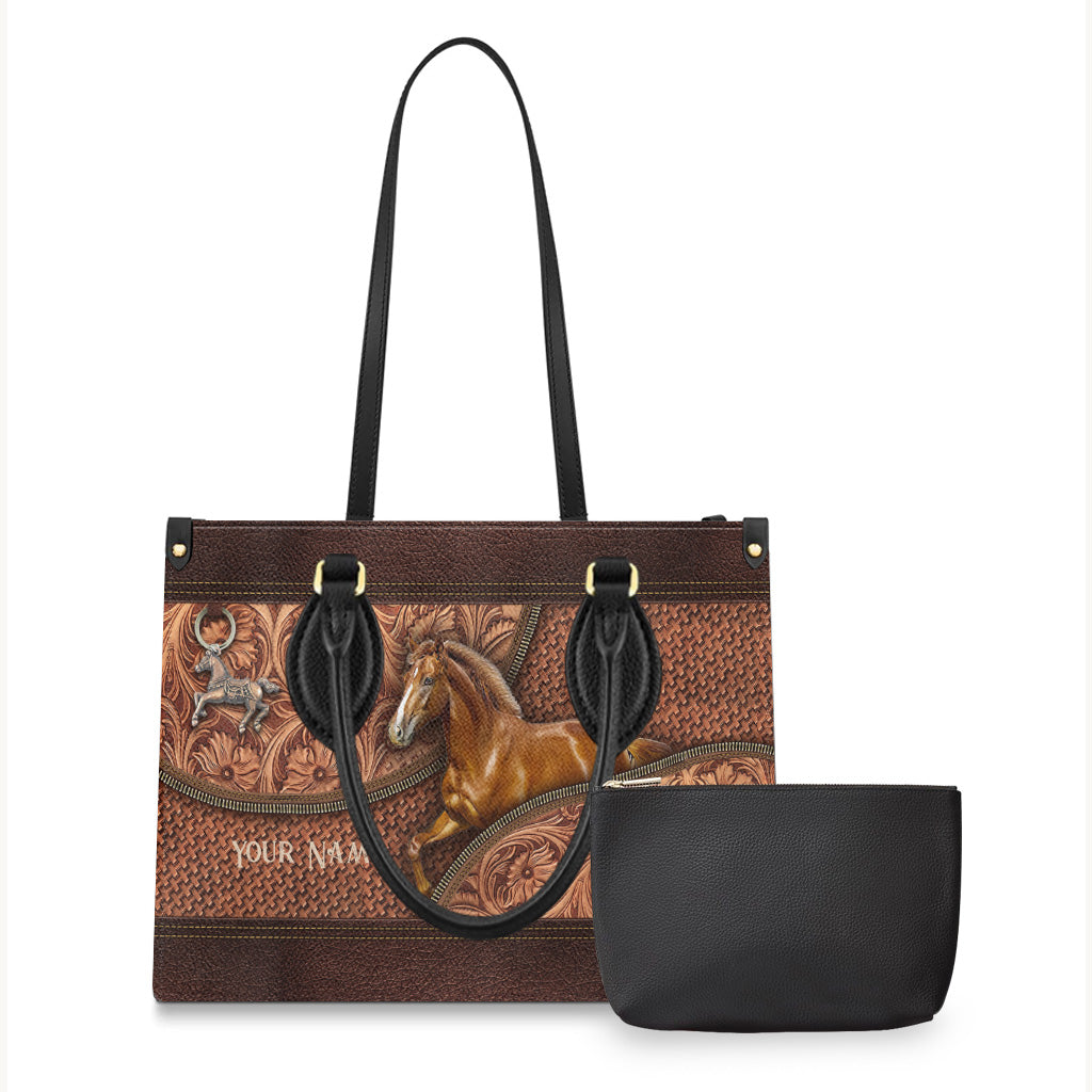 Love Horse - Personalized Horse Leather Handbag