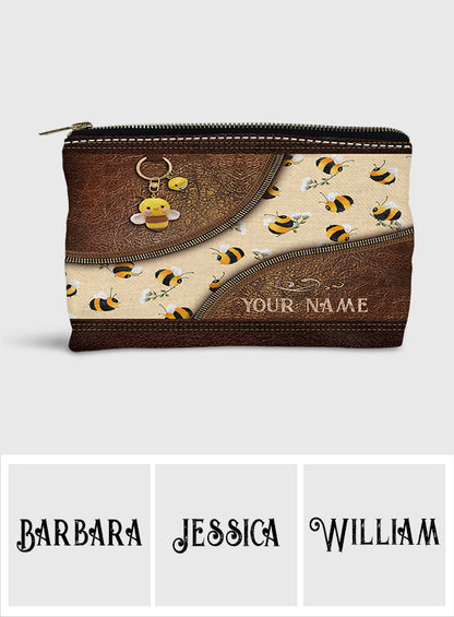 Bee Happy - Personalized Bee Pouch